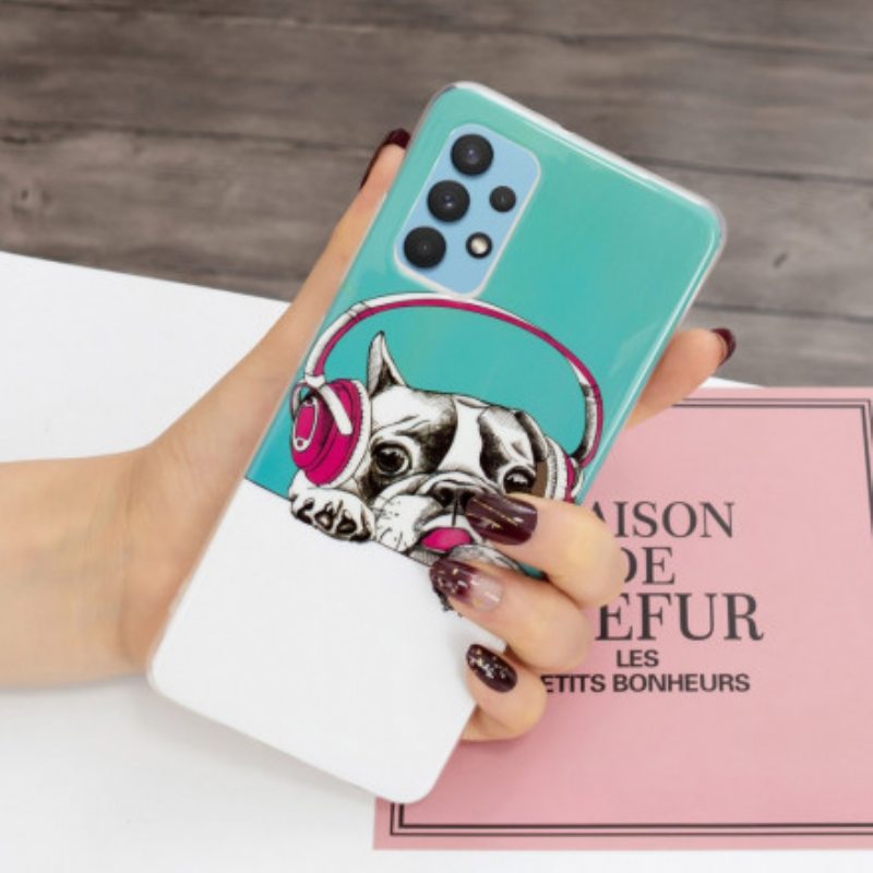 Kuori Samsung Galaxy A32 Fluoresoiva Koira