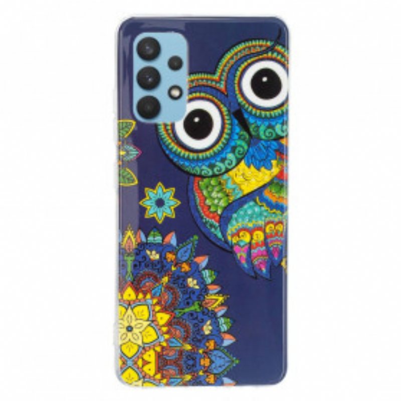 Kuori Samsung Galaxy A32 Fluoresoiva Pöllön Mandala