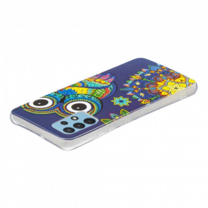 Kuori Samsung Galaxy A32 Fluoresoiva Pöllön Mandala