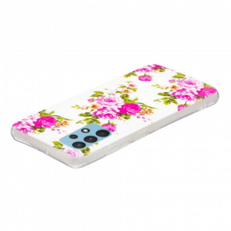 Kuori Samsung Galaxy A32 Fluoresoivat Liberty Flowers