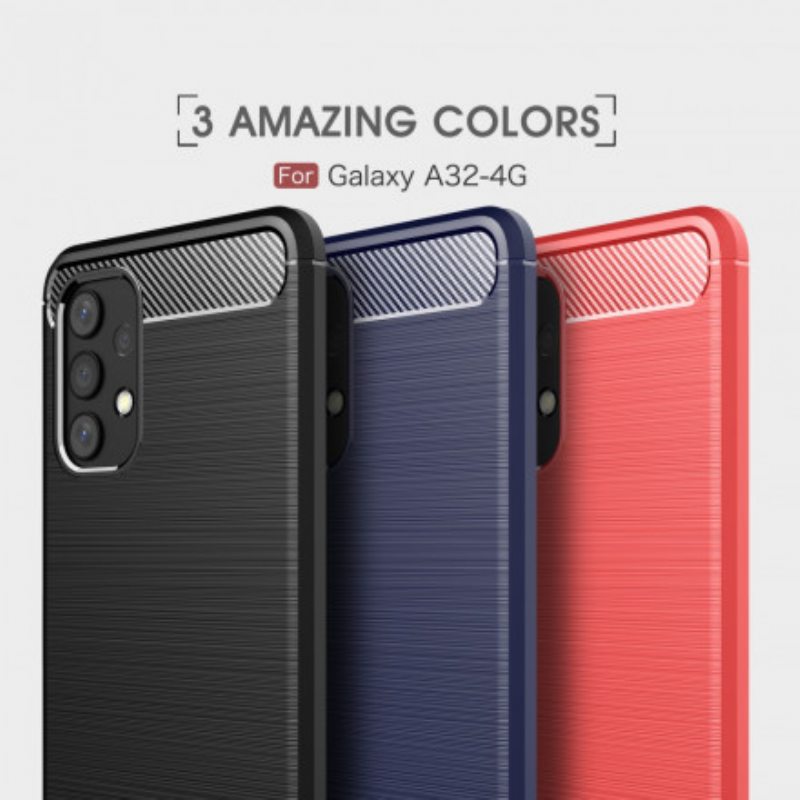 Kuori Samsung Galaxy A32 Harjattua Hiilikuitua