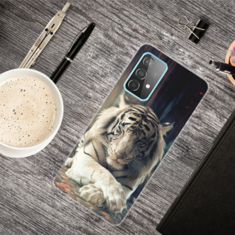 Kuori Samsung Galaxy A32 Joustava Tiger