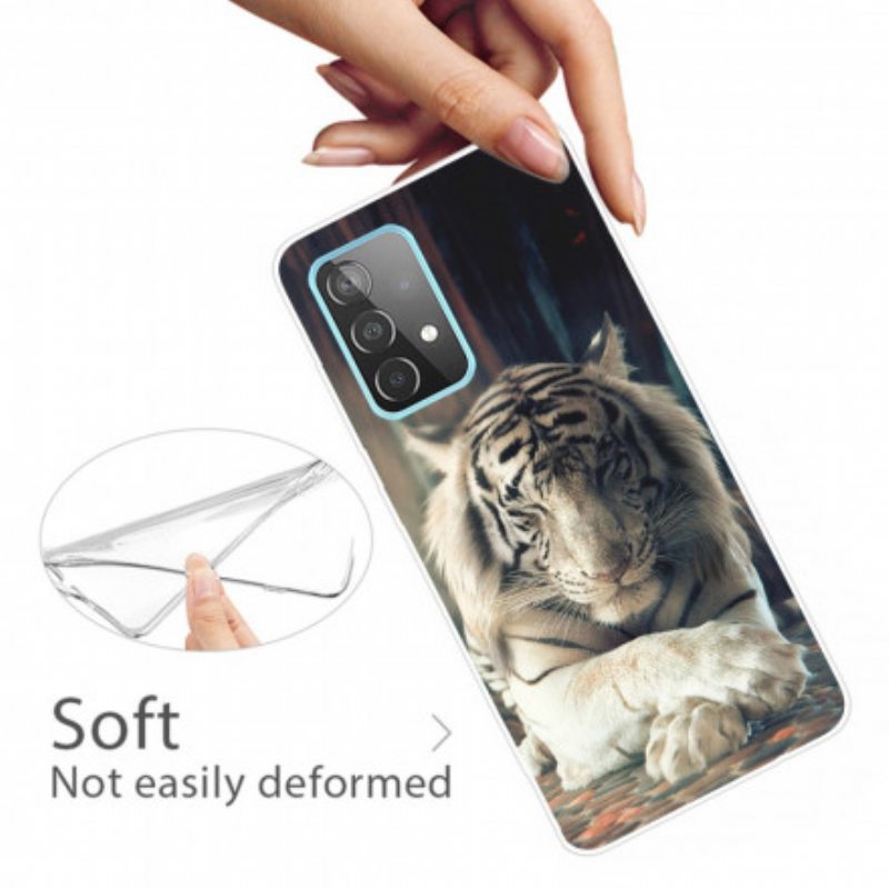 Kuori Samsung Galaxy A32 Joustava Tiger