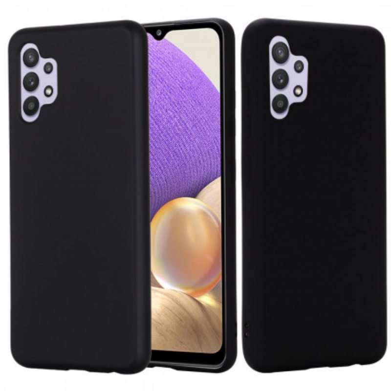 Kuori Samsung Galaxy A32 Nestemäinen Silikoni Kaulanauhalla