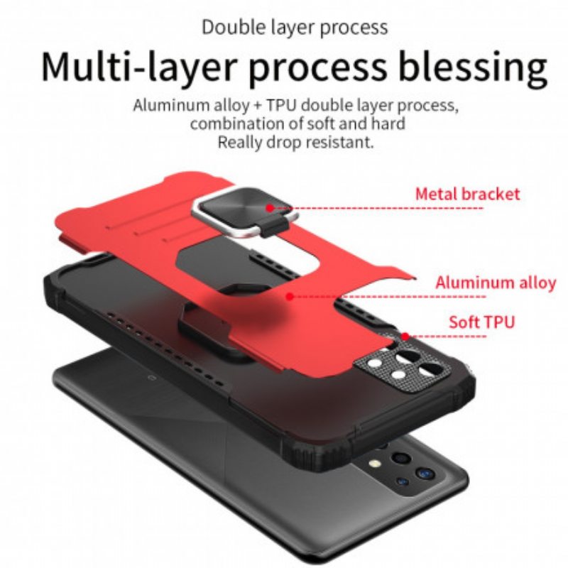 Kuori Samsung Galaxy A32 Sormus Ja Metallilevy