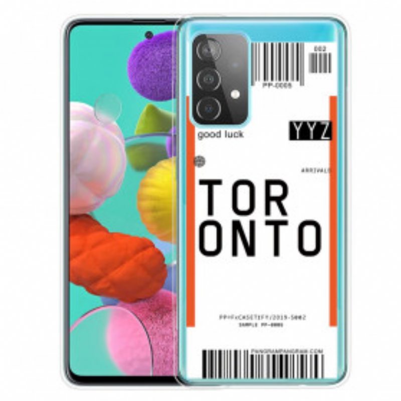 Kuori Samsung Galaxy A32 Toronto Boarding Pass