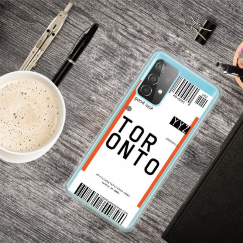 Kuori Samsung Galaxy A32 Toronto Boarding Pass