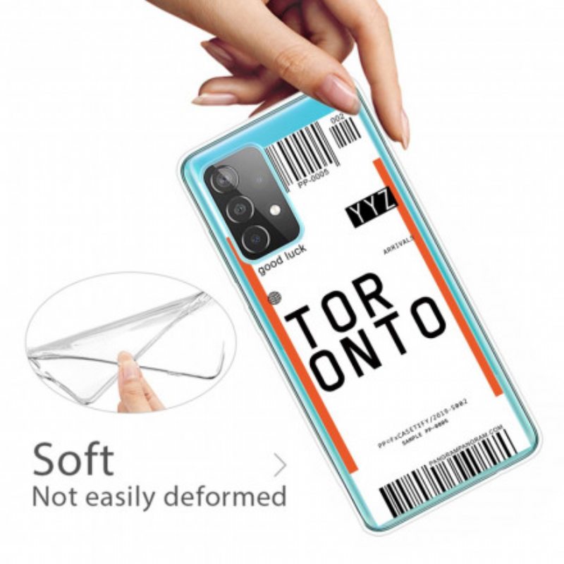 Kuori Samsung Galaxy A32 Toronto Boarding Pass