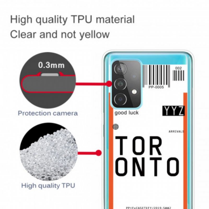 Kuori Samsung Galaxy A32 Toronto Boarding Pass