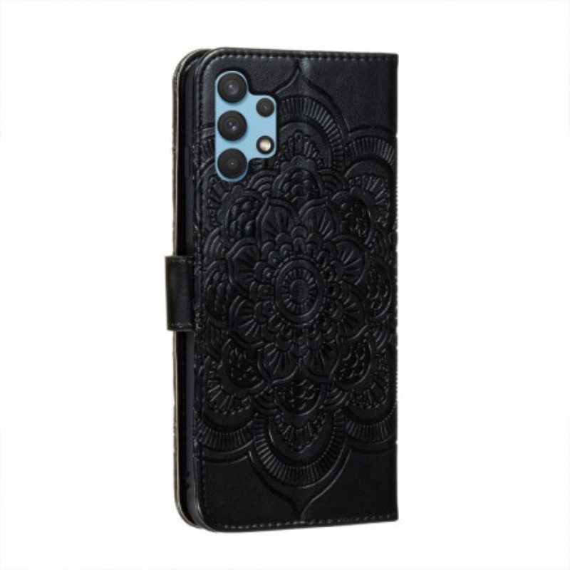 Nahkakotelo Samsung Galaxy A32 Täysi Mandala