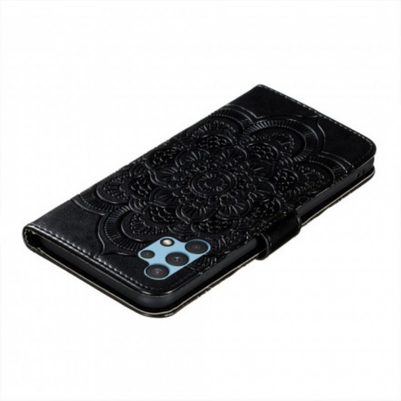 Nahkakotelo Samsung Galaxy A32 Täysi Mandala
