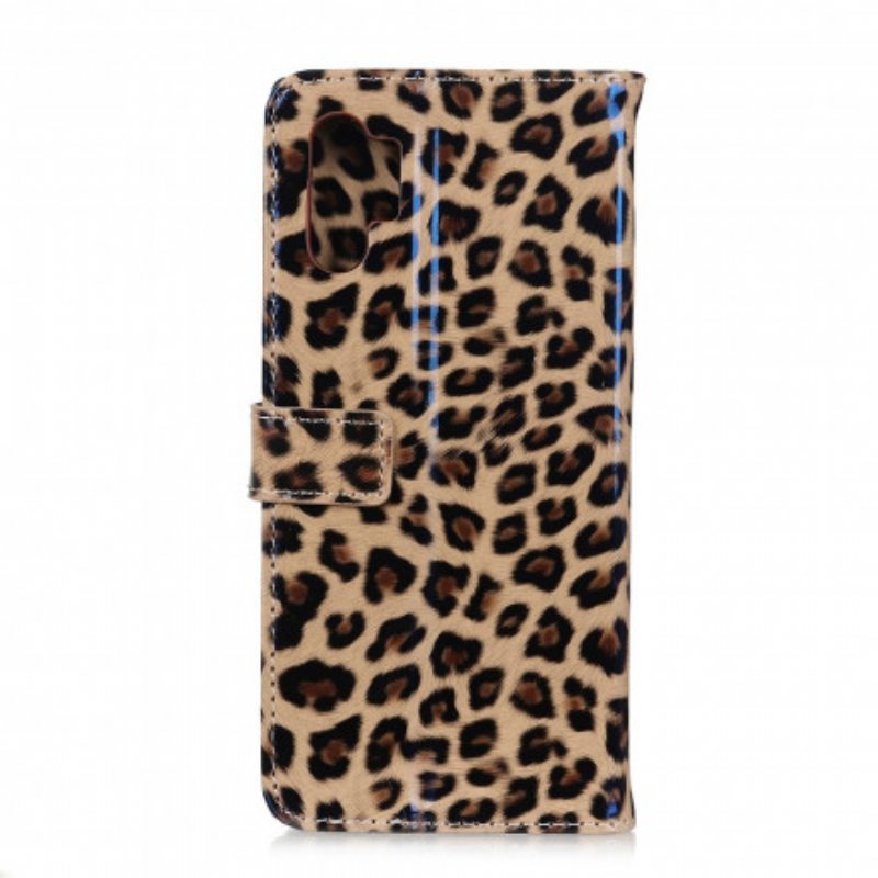 Nahkakotelo Samsung Galaxy A32 Tavallinen Leopardi