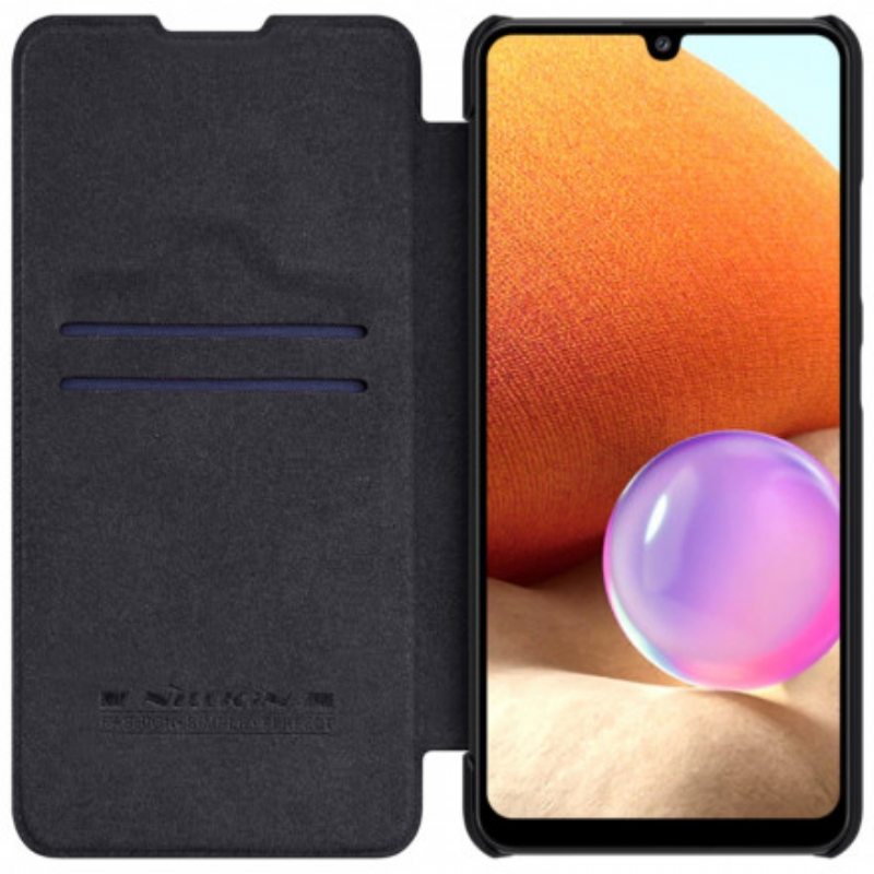 Puhelinkuoret Samsung Galaxy A32 Kotelot Flip Nillkin Qin -sarja