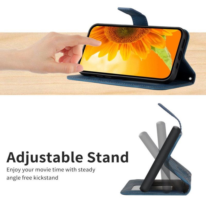 Kotelot Realme 14 Pro Plus 5g Auringonkukkakuvioinen Ranneke