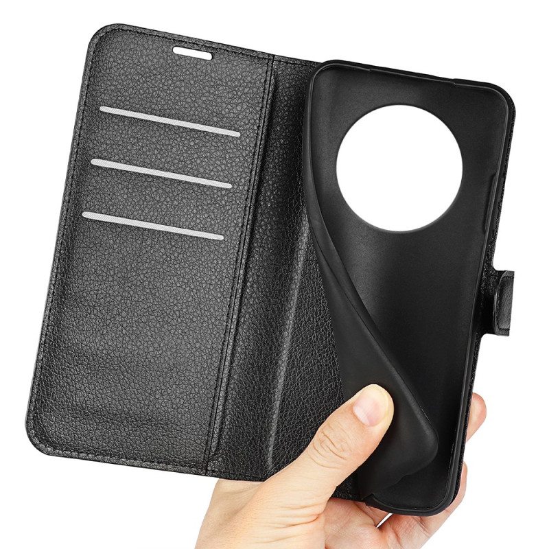 Kotelot Realme 14 Pro Plus 5g Klassinen Litsikuvioinen Tekonahka