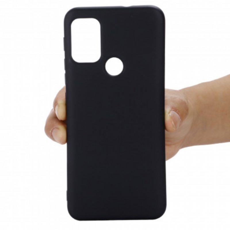 Kuori Moto G30 / G10 Nestemäinen Silikoni Kaulanauhalla
