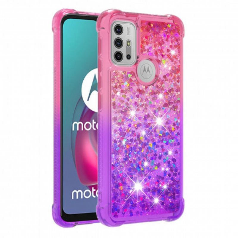 Kuori Moto G30 / G10 Paljetit Värit