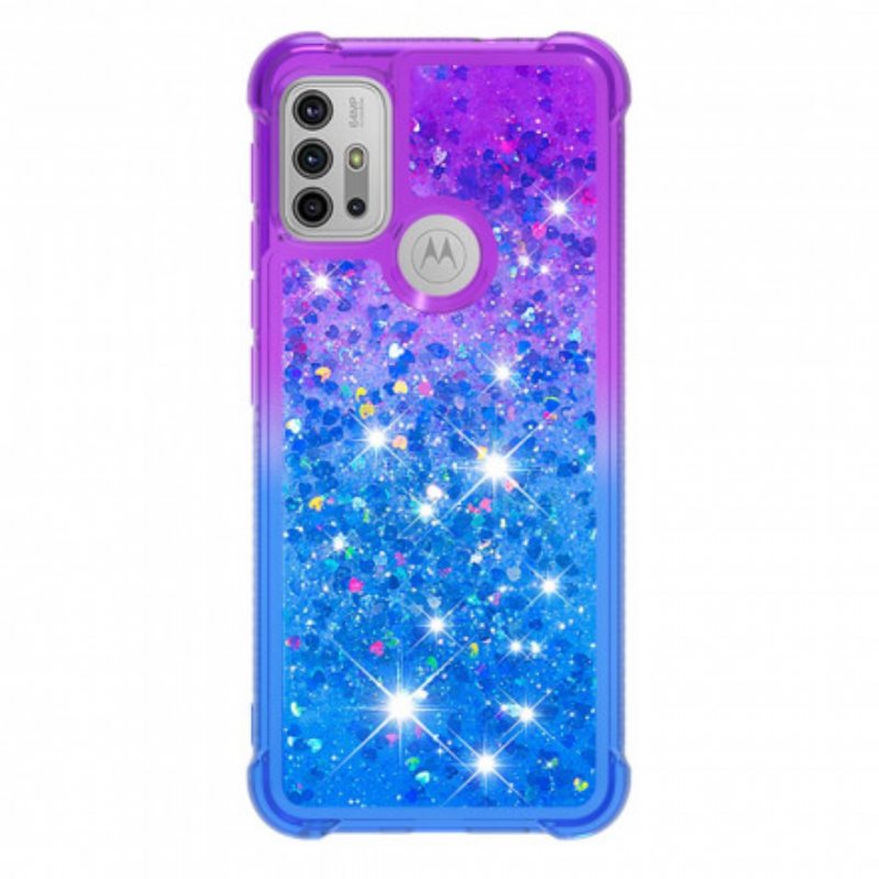 Kuori Moto G30 / G10 Paljetit Värit