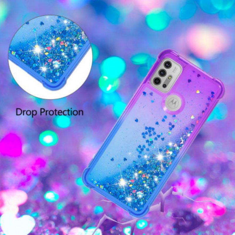 Kuori Moto G30 / G10 Paljetit Värit