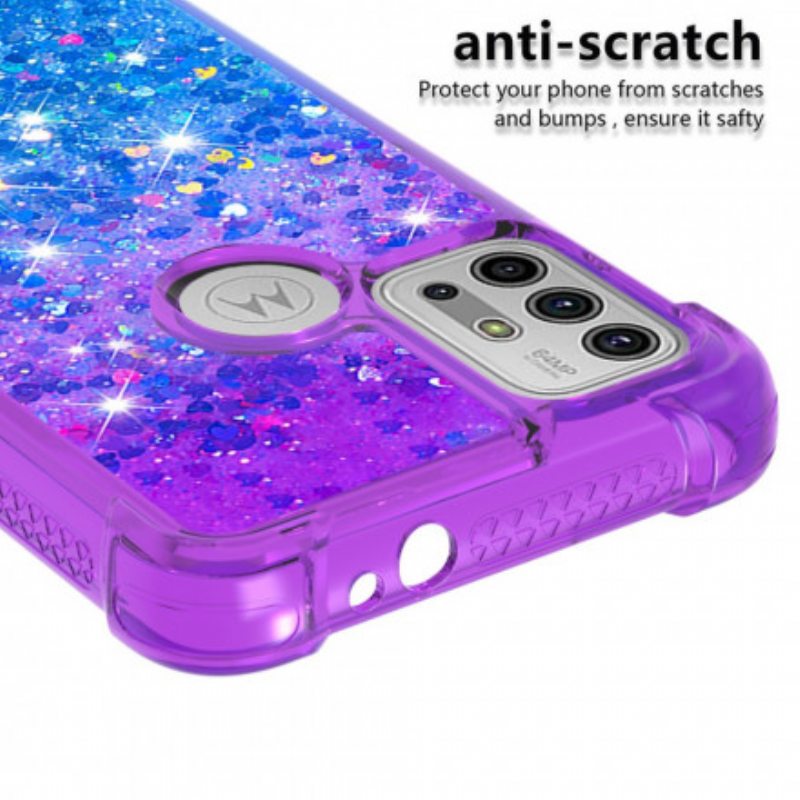 Kuori Moto G30 / G10 Paljetit Värit