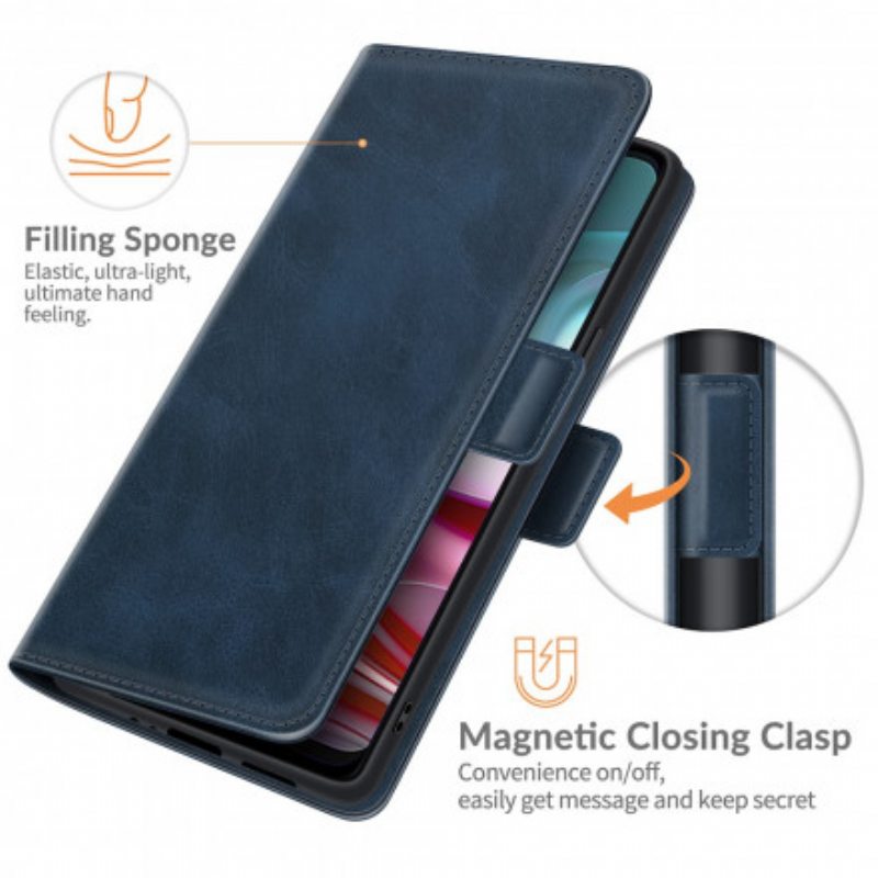 Nahkakotelo Moto G30 / G10 Kotelot Flip Kaksoisläppä