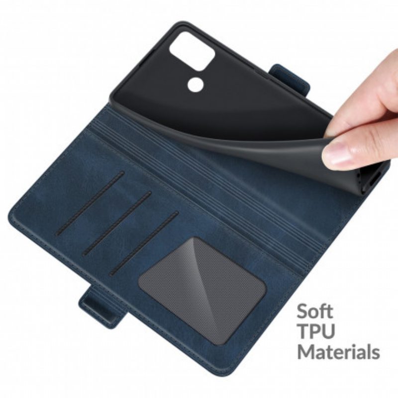 Nahkakotelo Moto G30 / G10 Kotelot Flip Kaksoisläppä