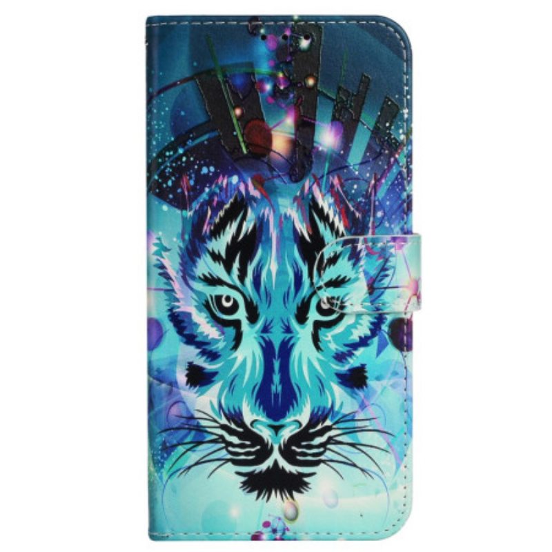 Kuoret iPhone 16 Susikuvio Hihnalla