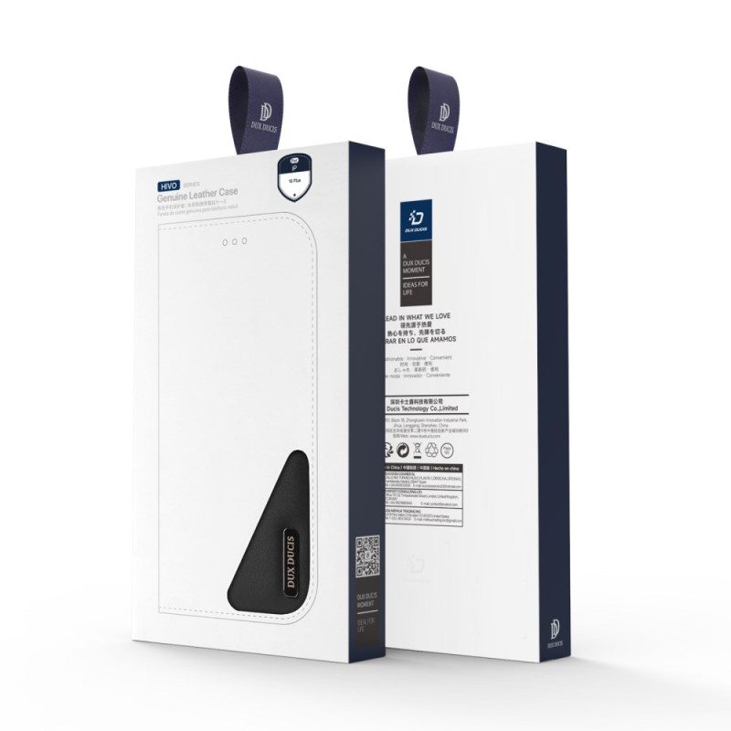 Nahkakotelo iPhone 16 Hivo-sarjan Dux Ducis