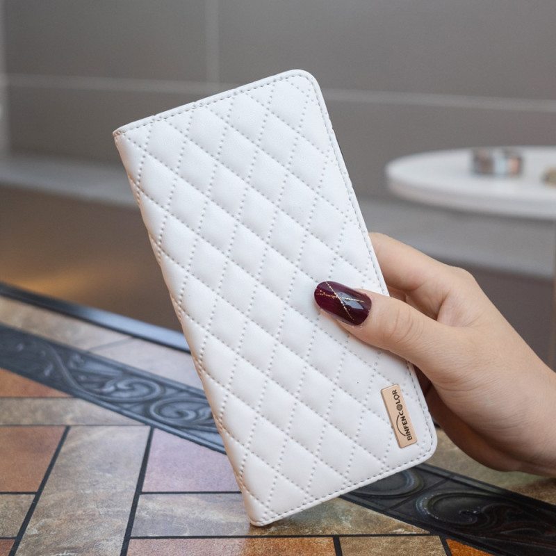 Nahkakotelo iPhone 16 Tikattu Binfen Väri