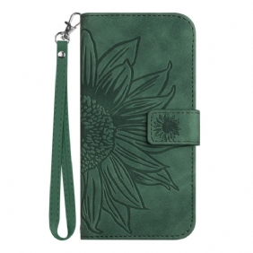 Kotelot Samsung Galaxy S26 Ultra Auringonkukkakuvio Hihna Suojakuori