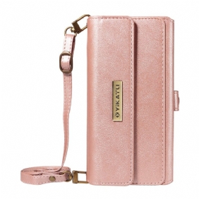 Kotelot Samsung Galaxy S26 Ultra Puhelinkuoret Vintage-lompakko Olkahihnalla