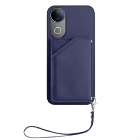 Puhelinkuoret Vivo V50e 5g Korttikotelo Ja Nauha