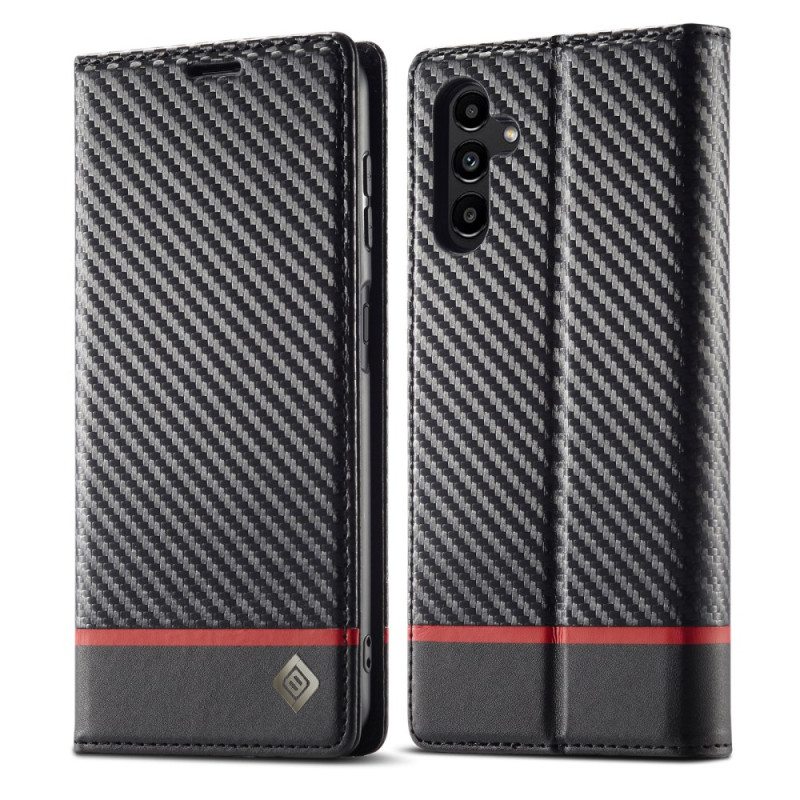 Nahkakotelo Samsung Galaxy A55 5g Hiilikuitu Lc.imeeke Suojakuori