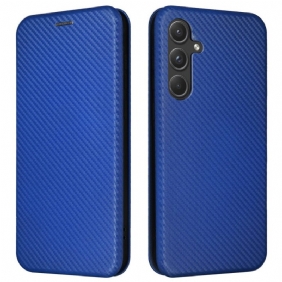 Nahkakotelo Samsung Galaxy A55 5g Hiilikuiturakenne