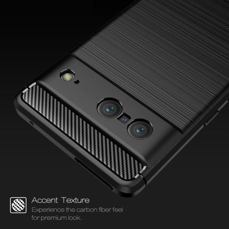 Kuori Google Pixel 7 Harjattua Hiilikuitua