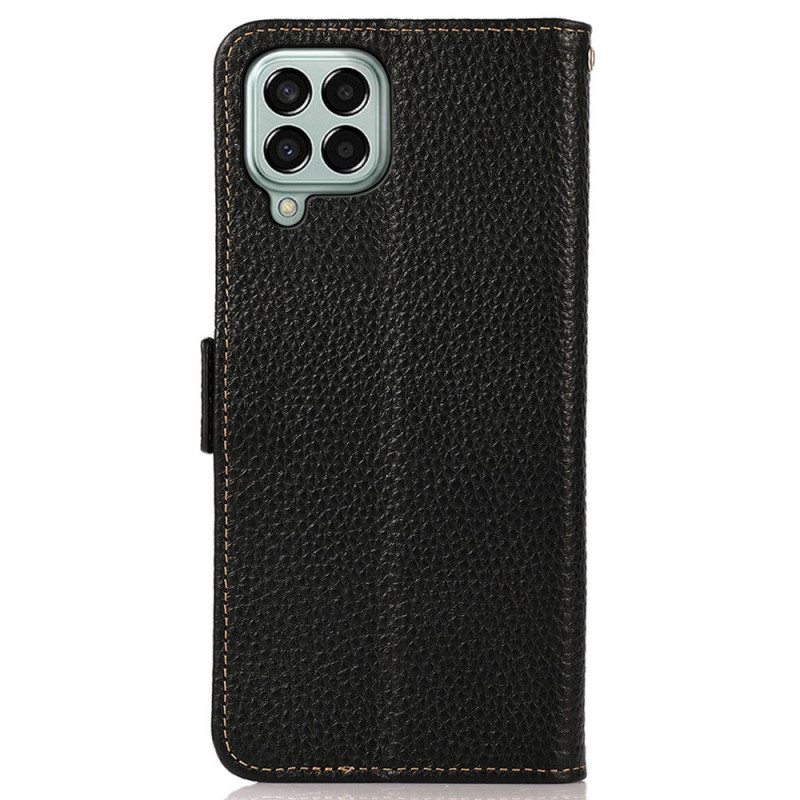 Kotelot Samsung Galaxy M33 5G Litsi Nahka Khazneh Rfid