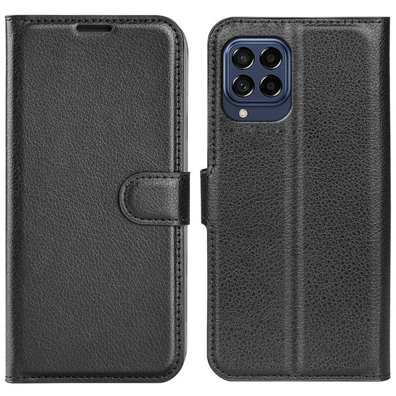 Kotelot Samsung Galaxy M33 5G Litsi Nahkatyyli
