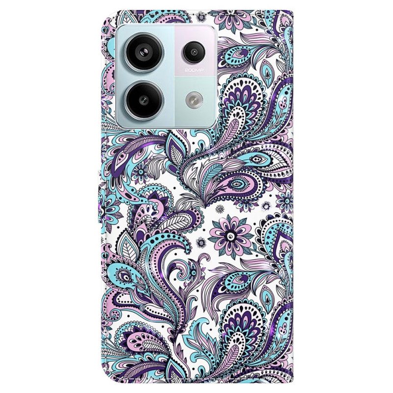 Nahkakotelo Xiaomi Redmi Note 13 5g Olkaimeton Impatiens