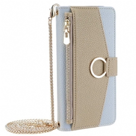 Kotelot Realme C75 Kokovartalon Lompakko Ketjulla