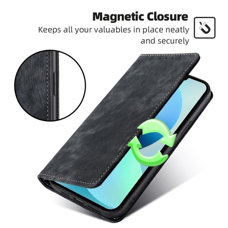 Nahkakotelo Realme C75 Rfid-suojattu
