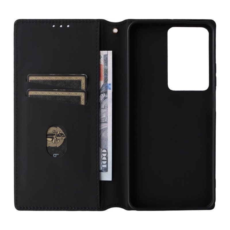 Nahkakotelo Realme C75 Timanttikuvio