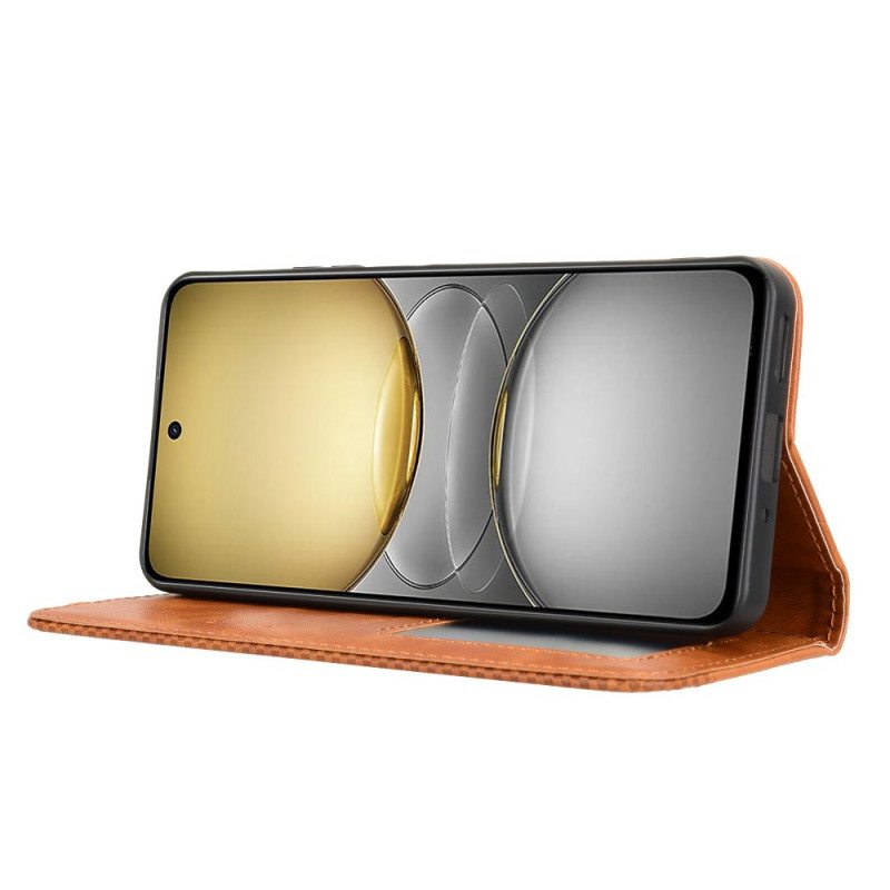 Nahkakotelo Realme C75 Vintage-reunus