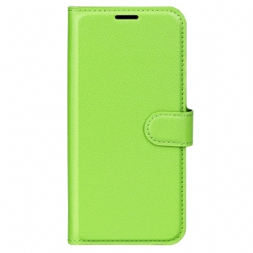 Kotelot Huawei P60 Pro Litsi-nahkaefekti