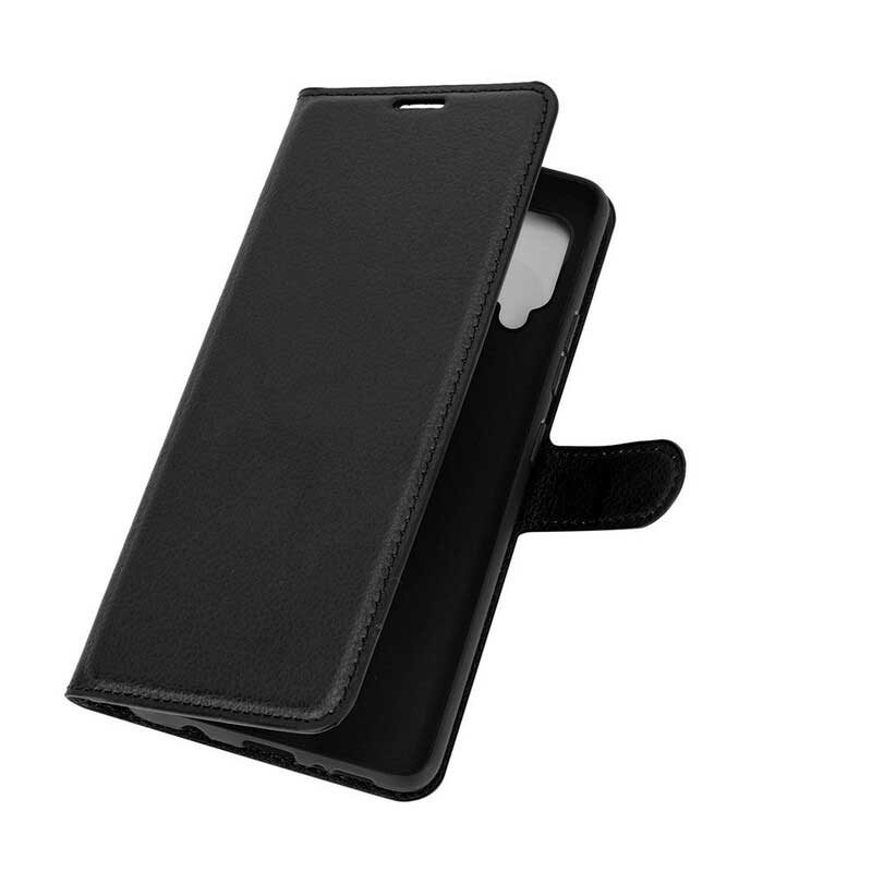 Kotelot Samsung Galaxy A42 5G Klassinen Litsi Tekonahka