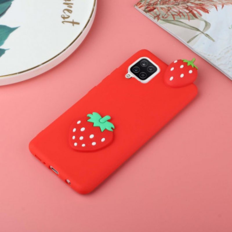 Kuori Samsung Galaxy A42 5G 3d-mansikka