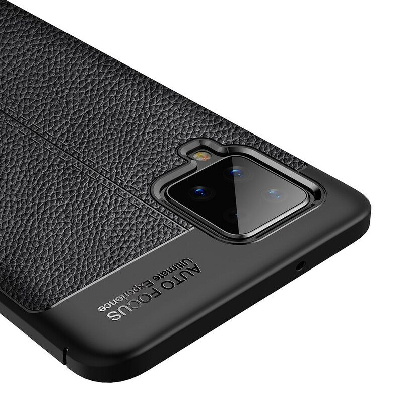 Kuori Samsung Galaxy A42 5G Kaksilinjainen Litsi-nahkaefekti