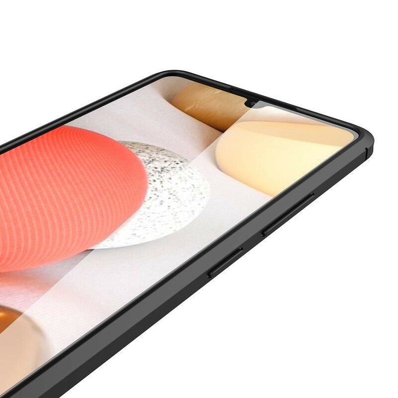Kuori Samsung Galaxy A42 5G Kaksilinjainen Litsi-nahkaefekti