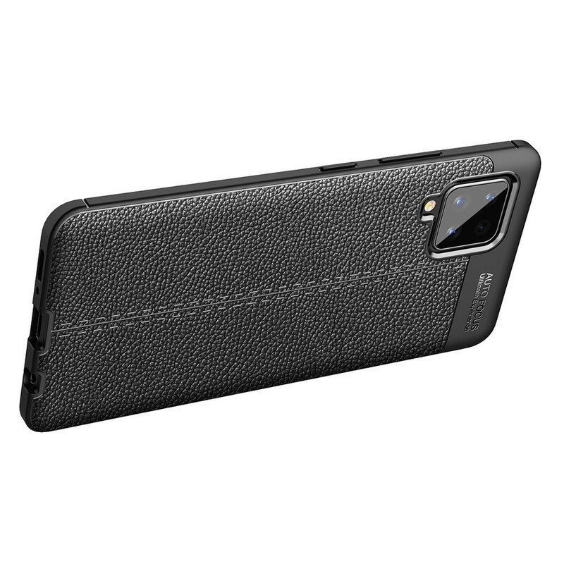Kuori Samsung Galaxy A42 5G Kaksilinjainen Litsi-nahkaefekti