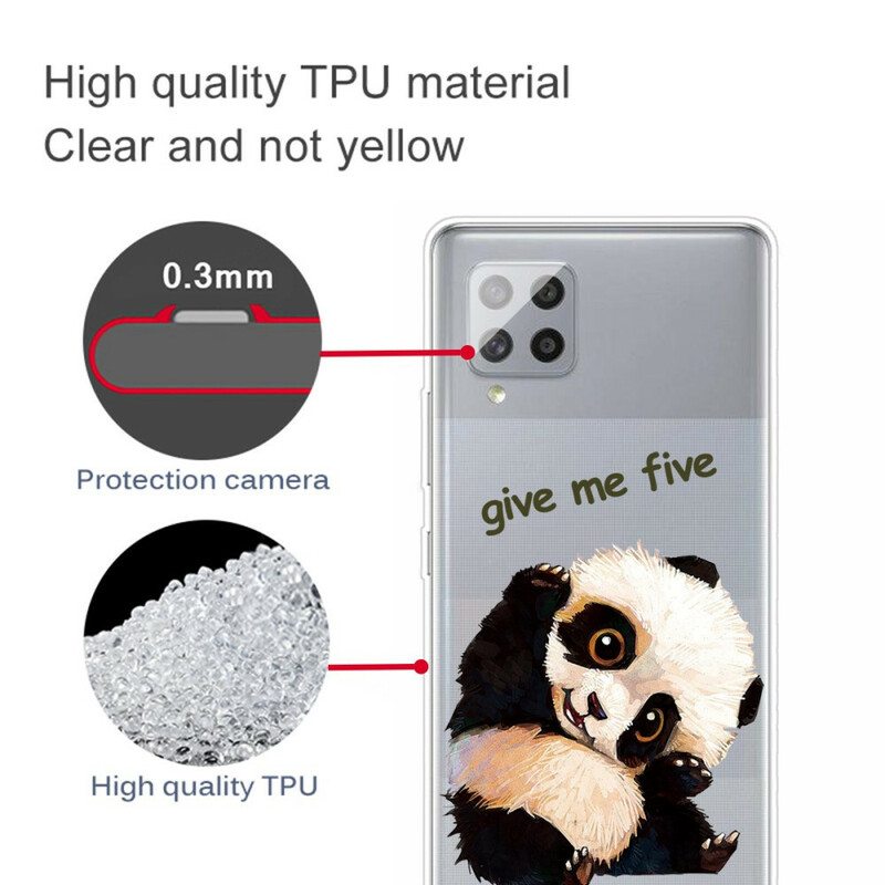 Kuori Samsung Galaxy A42 5G Saumaton Panda Anna Minulle Viisi