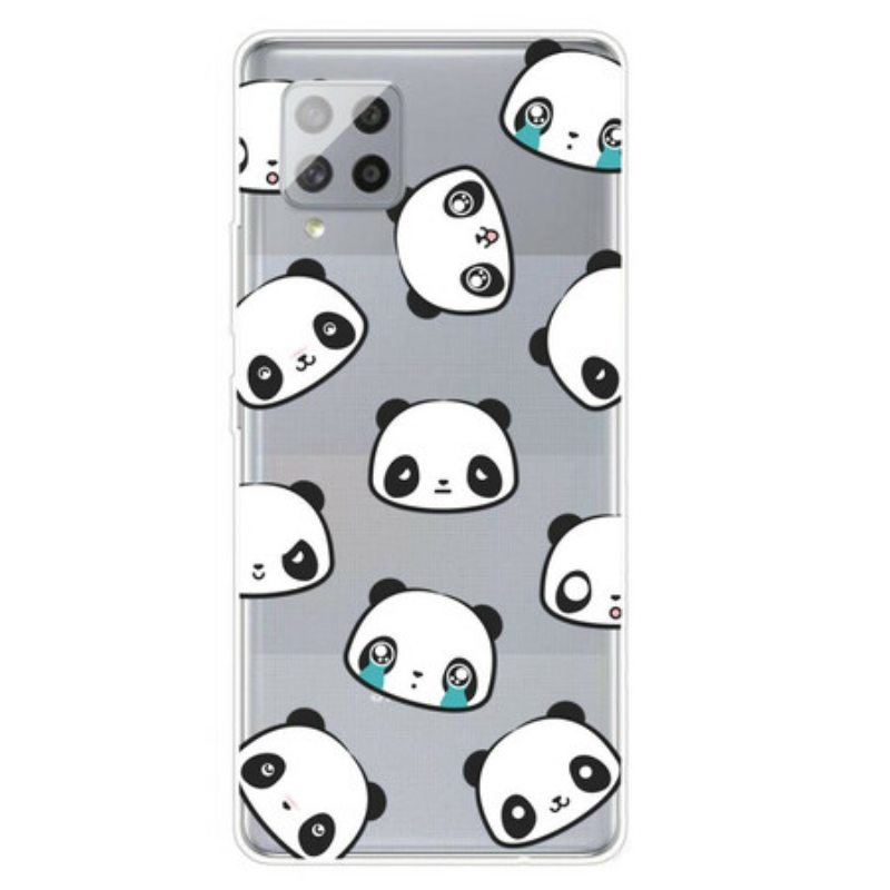 Kuori Samsung Galaxy A42 5G Saumaton Tunteellinen Panda